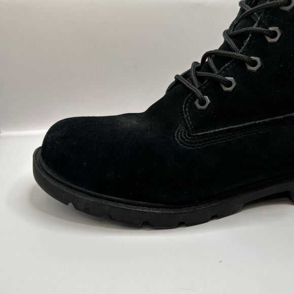 Timberland Womens Size 8.5 Black Suede Ankle Boots Waterproof Lace Up Comfort - Picture 5 of 16